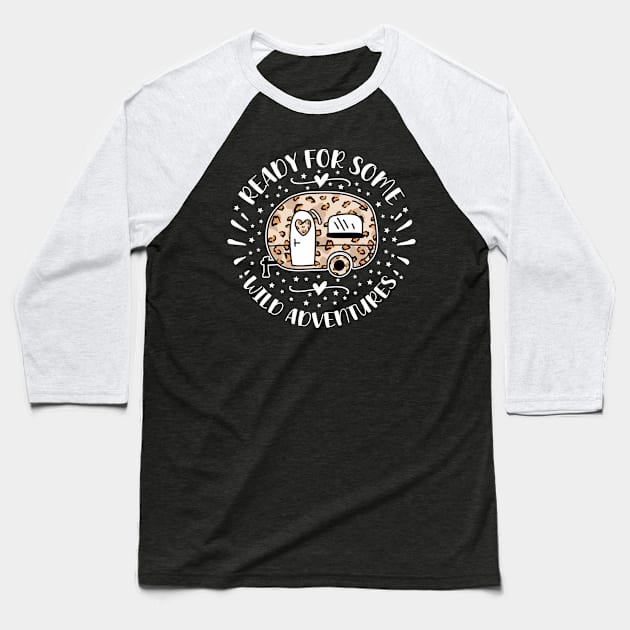 Adventure Shirt, Nature Tee, Wanderlust Shirt, Camper Shirt, Explorer Shirt, Leopard Shirt, Nature Lover, Sisters Road Trip, Wild Mama Shirt Baseball T-Shirt by Possetivitees